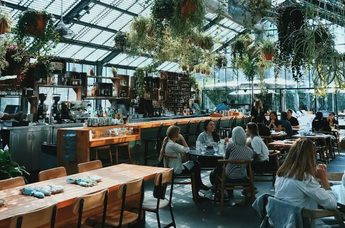 group of people inside the restaurant